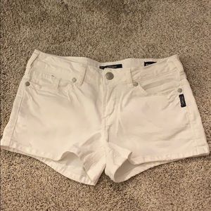 White Silver Jeans Aiko Mid Short W30/L3